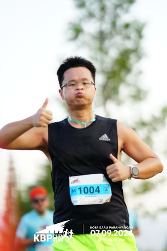 Race photo from KBP City Run 2024