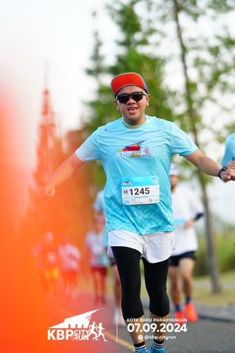 Race photo from KBP City Run 2024