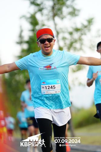 Race photo from KBP City Run 2024