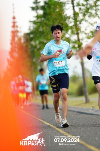 Race photo from KBP City Run 2024