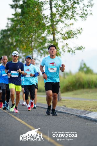 Race photo from KBP City Run 2024