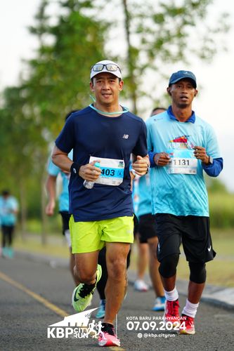 Race photo from KBP City Run 2024