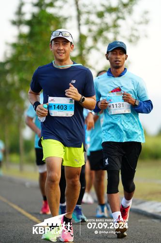 Race photo from KBP City Run 2024