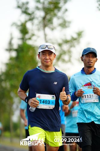 Race photo from KBP City Run 2024