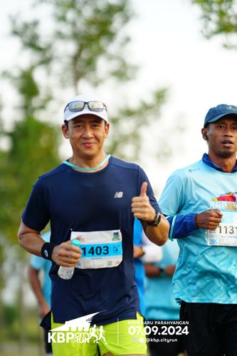 Race photo from KBP City Run 2024