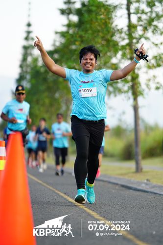 Race photo from KBP City Run 2024