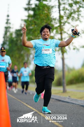 Race photo from KBP City Run 2024
