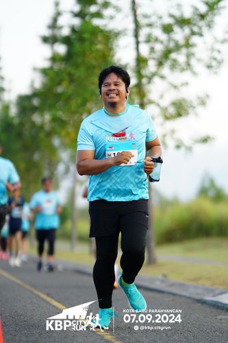 Race photo from KBP City Run 2024