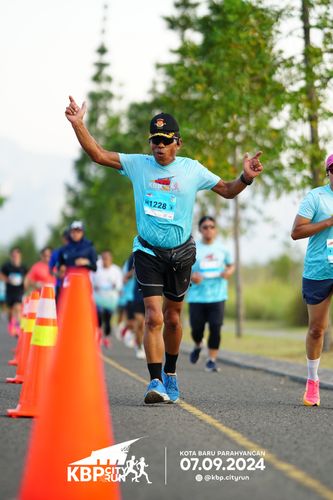 Race photo from KBP City Run 2024