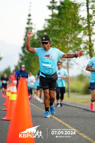 Race photo from KBP City Run 2024