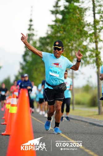 Race photo from KBP City Run 2024