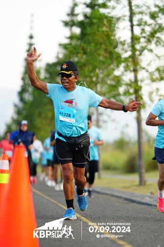 Race photo from KBP City Run 2024