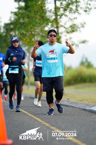 Race photo from KBP City Run 2024