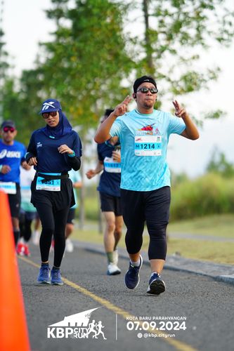 Race photo from KBP City Run 2024