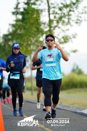 Race photo from KBP City Run 2024