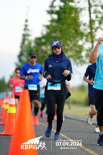 Race photo from KBP City Run 2024