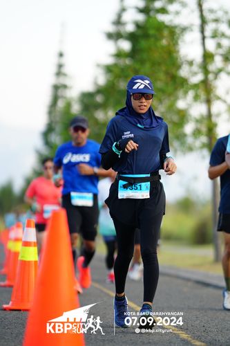 Race photo from KBP City Run 2024