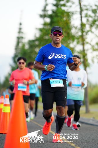 Race photo from KBP City Run 2024