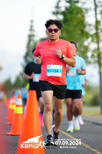 Race photo from KBP City Run 2024