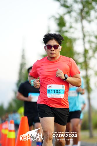 Race photo from KBP City Run 2024
