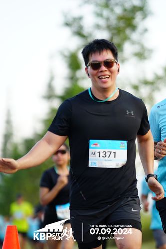 Race photo from KBP City Run 2024