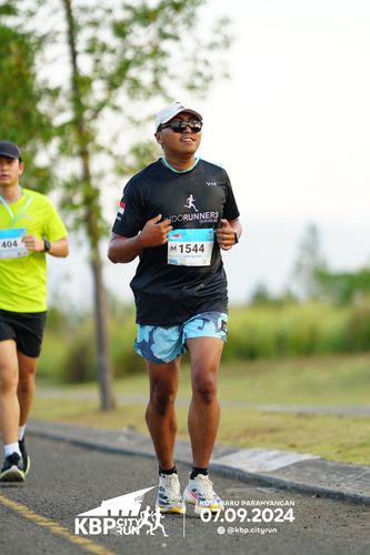 Race photo from KBP City Run 2024