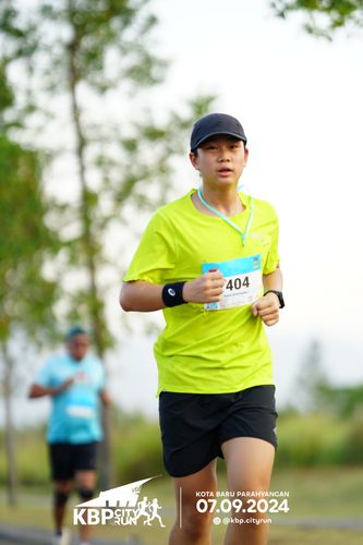 Race photo from KBP City Run 2024