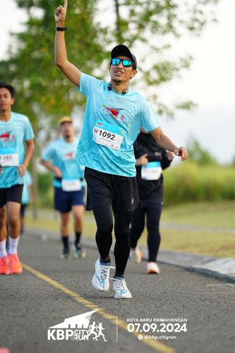 Race photo from KBP City Run 2024