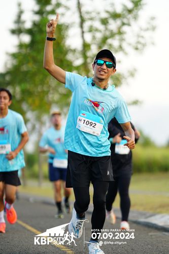 Race photo from KBP City Run 2024
