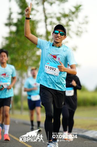 Race photo from KBP City Run 2024