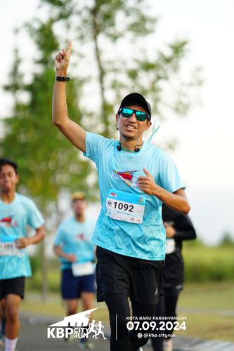 Race photo from KBP City Run 2024