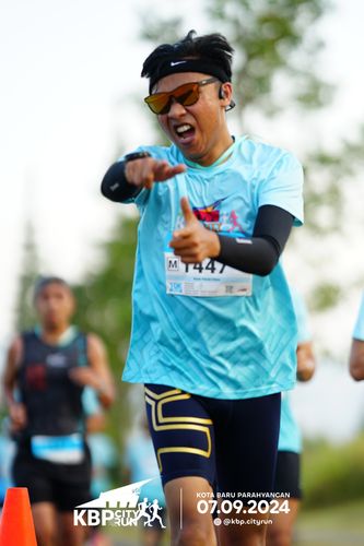 Race photo from KBP City Run 2024
