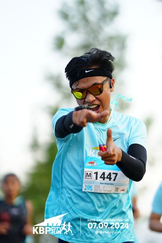 Race photo from KBP City Run 2024