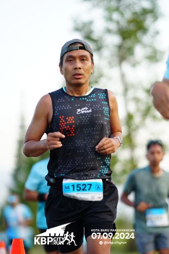 Race photo from KBP City Run 2024