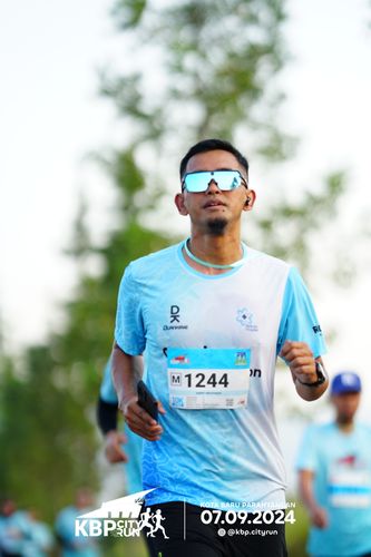 Race photo from KBP City Run 2024