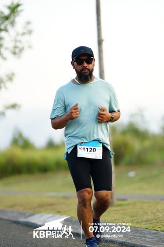 Race photo from KBP City Run 2024