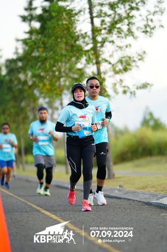 Race photo from KBP City Run 2024