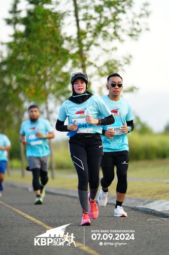 Race photo from KBP City Run 2024