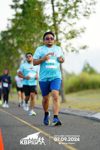 Race photo from KBP City Run 2024
