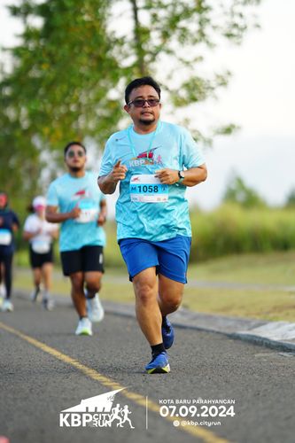 Race photo from KBP City Run 2024