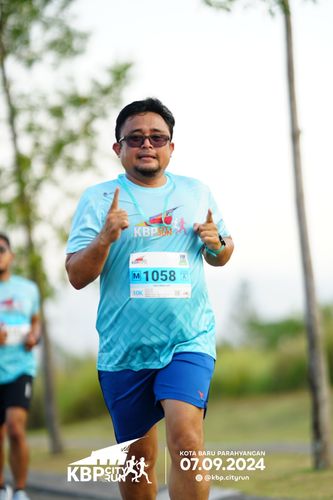Race photo from KBP City Run 2024