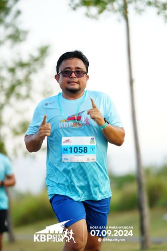 Race photo from KBP City Run 2024