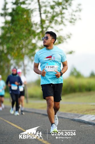 Race photo from KBP City Run 2024