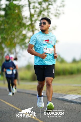Race photo from KBP City Run 2024