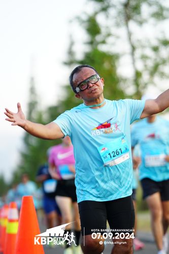 Race photo from KBP City Run 2024