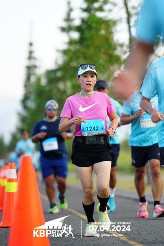 Race photo from KBP City Run 2024