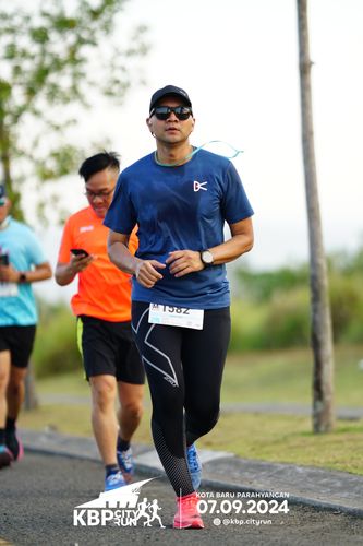 Race photo from KBP City Run 2024