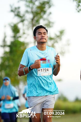 Race photo from KBP City Run 2024