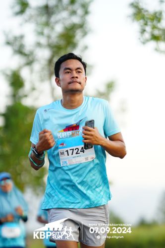 Race photo from KBP City Run 2024