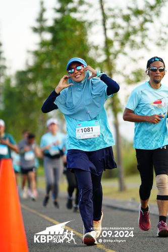 Race photo from KBP City Run 2024